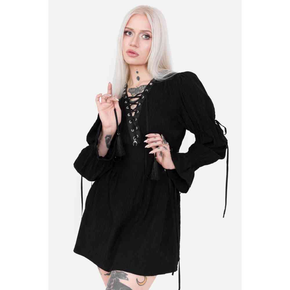 Restyle - MOONSHADOW Mini dress - Black